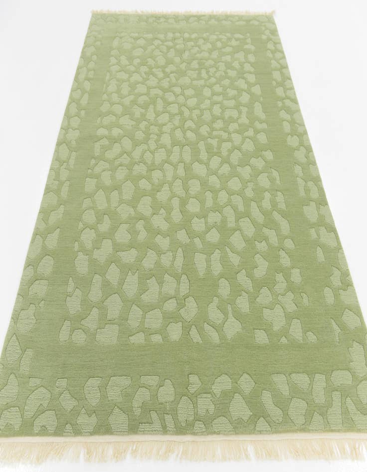 Detail image of  5' 8 x 7' 8  Hand Knotted Nepal Wool Rug