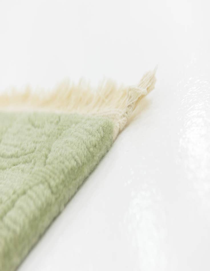 Detail image of  5' 8 x 7' 8  Hand Knotted Nepal Wool Rug