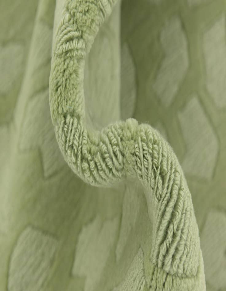 Detail image of  5' 8 x 7' 8  Hand Knotted Nepal Wool Rug