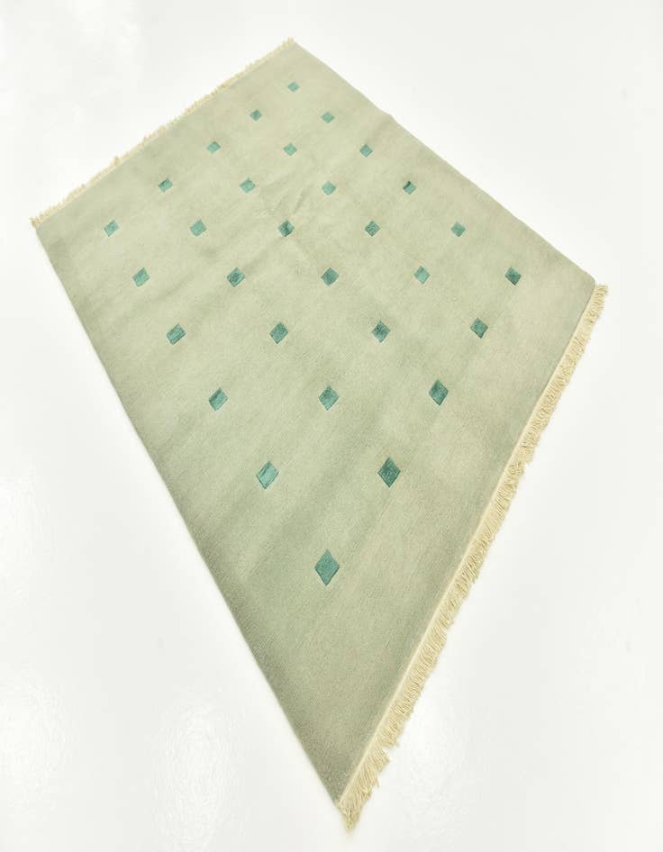 Detail image of  5' 7 x 6' 8  Hand Knotted Nepal Wool Rug