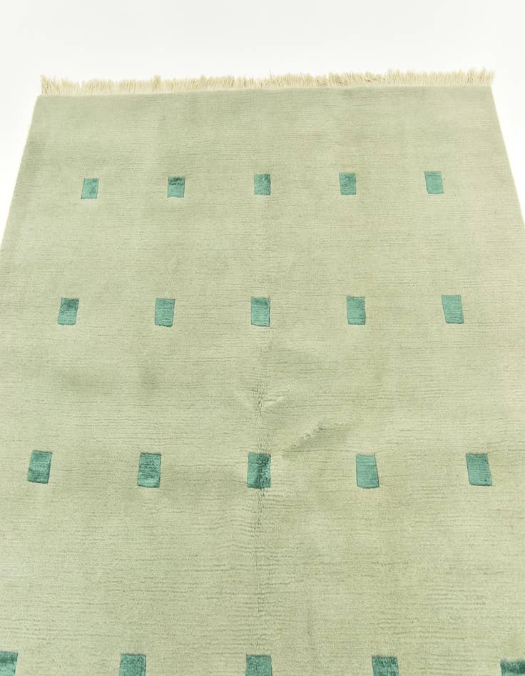 Detail image of  5' 7 x 6' 8  Hand Knotted Nepal Wool Rug