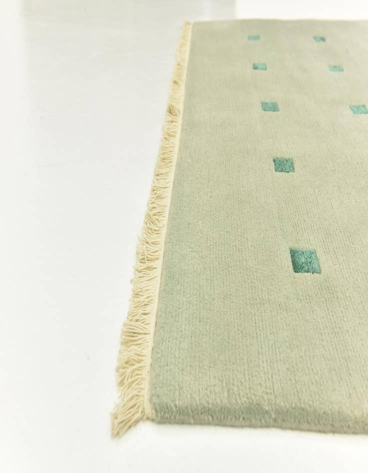 Detail image of  5' 7 x 6' 8  Hand Knotted Nepal Wool Rug