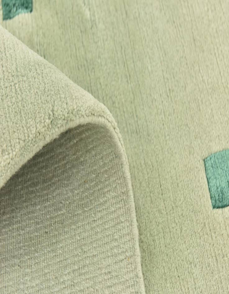 Detail image of  5' 7 x 6' 8  Hand Knotted Nepal Wool Rug