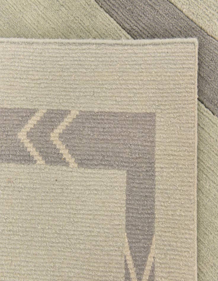 Detail image of  4' 8 x 6' 7  Hand Knotted Nepal Wool Rug