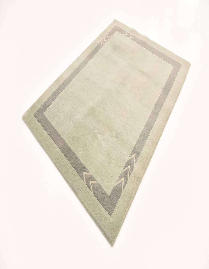 Detail image of  4' 8 x 6' 7  Hand Knotted Nepal Wool Rug