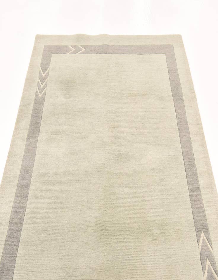 Detail image of  4' 8 x 6' 7  Hand Knotted Nepal Wool Rug