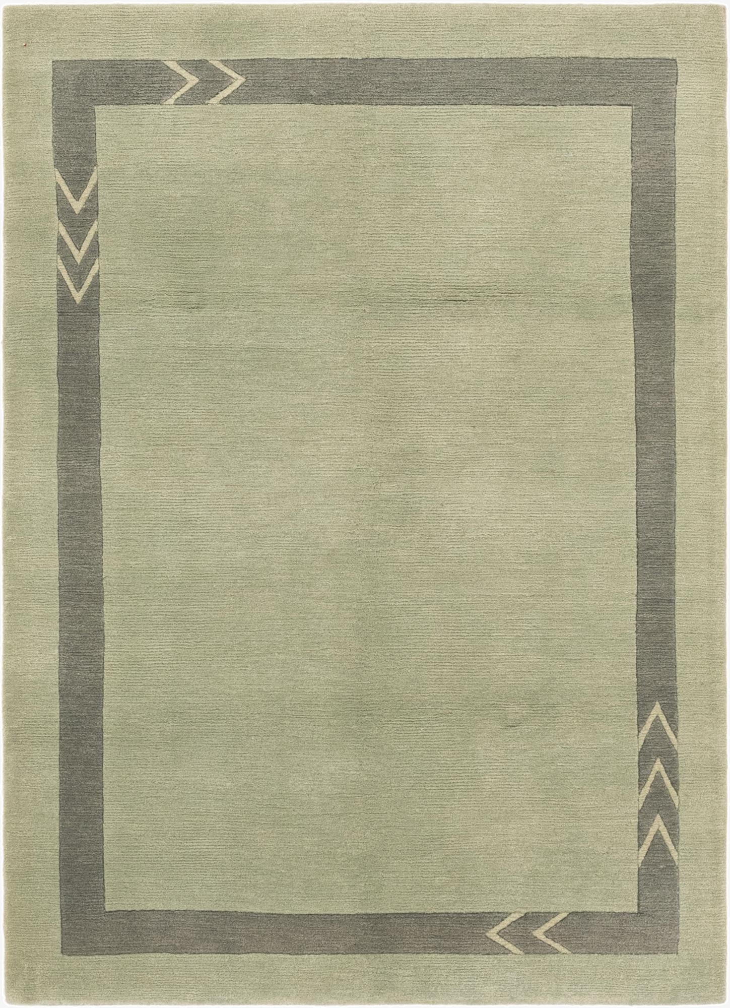  4' 8 x 6' 7  Hand Knotted Nepal Wool Rug