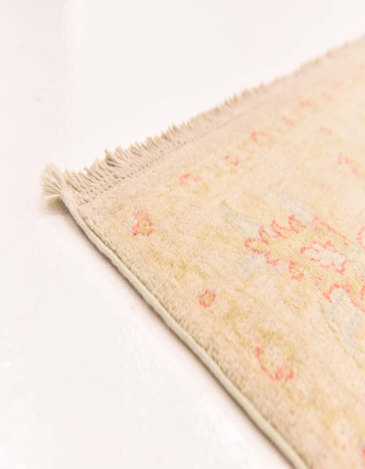 Detail image of  5' 3 x 8' 2  Hand Knotted Peshawar Ziegler Rug