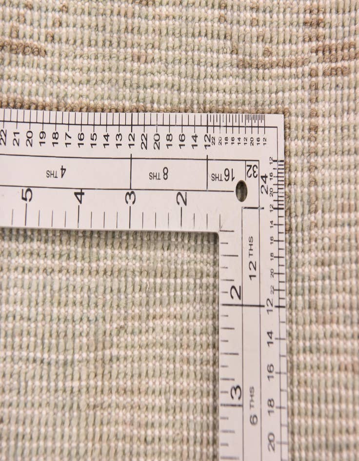 Detail image of  8' 8 x 11' 7  Hand Knotted Peshawar Ziegler Wool Rug