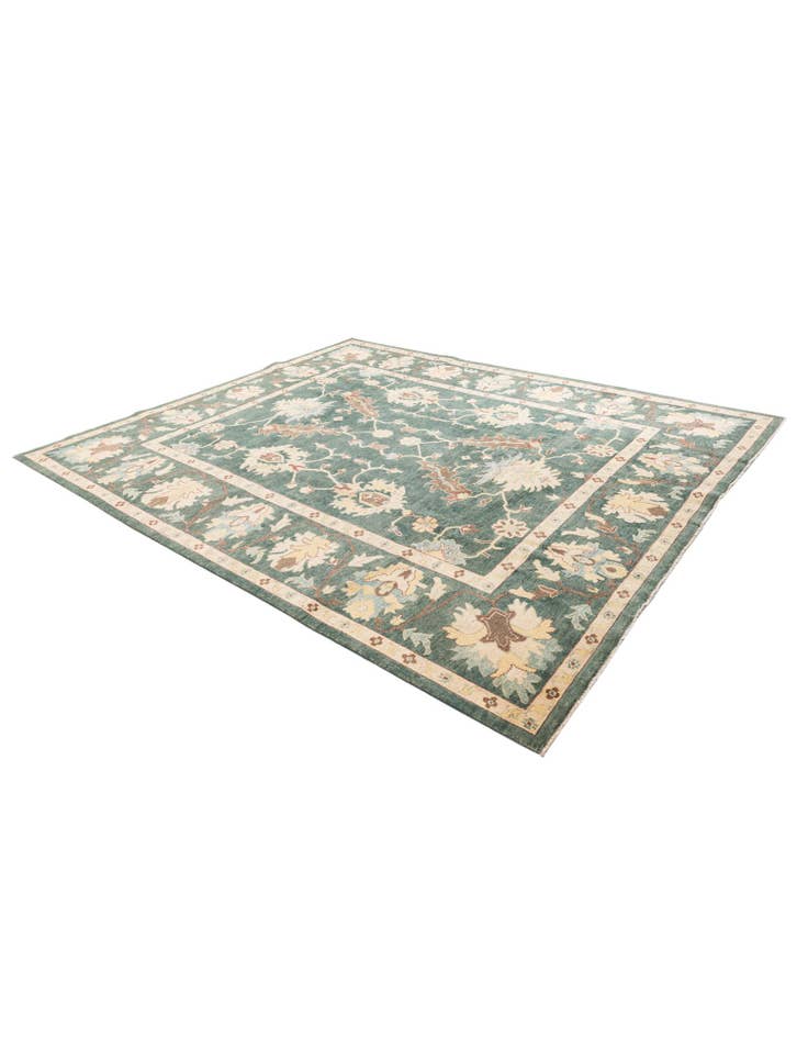 Detail image of  8' 7 x 10' 2  Hand Knotted Peshawar Ziegler Rug