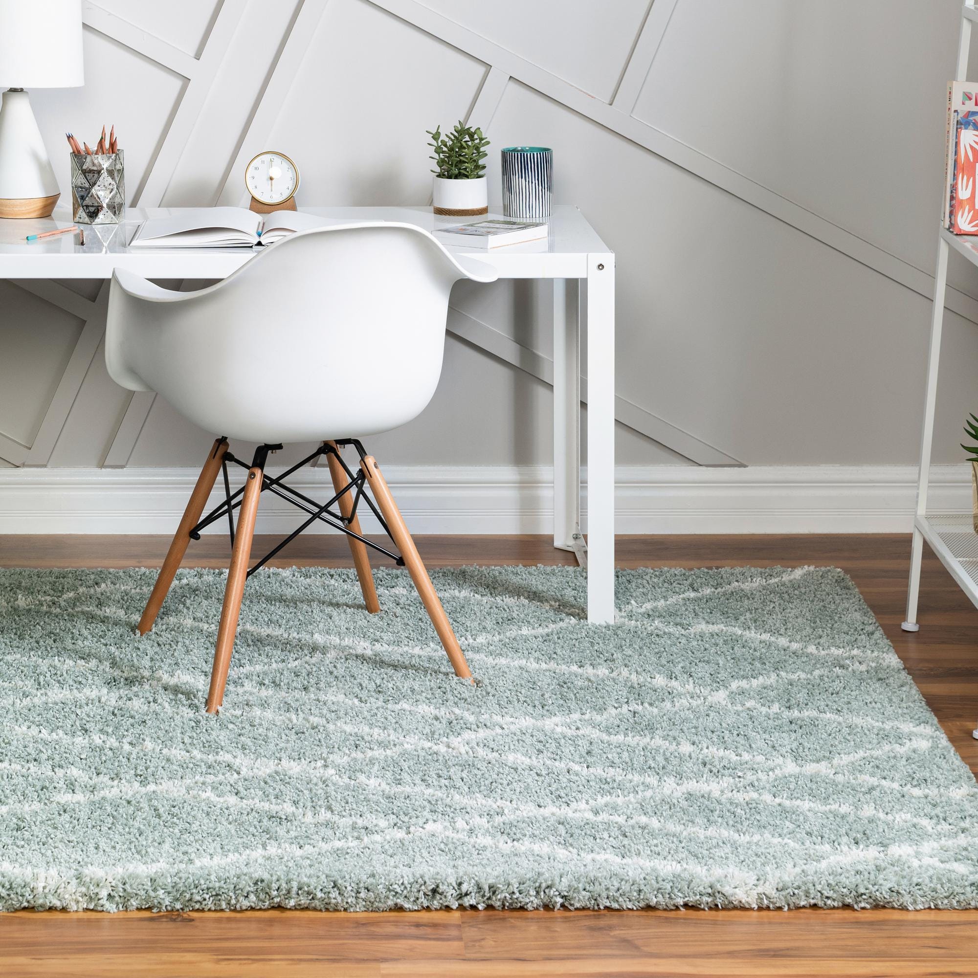 Sage Green 9' x 12' Soft Touch Shag Rug | Rugs.com