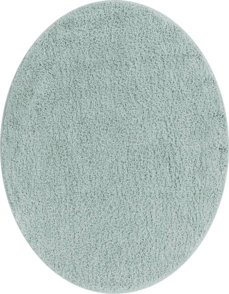 Detail image of  4' x 4' Soft Solid Shag Round Rug