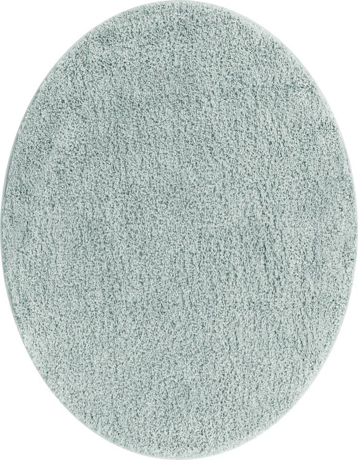 Detail image of  5' x 5' Soft Solid Shag Round Rug