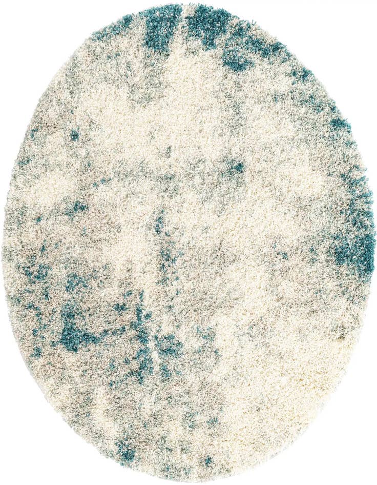 Detail image of  5' 3 x 5' 3 Soft Touch Shag Round Rug