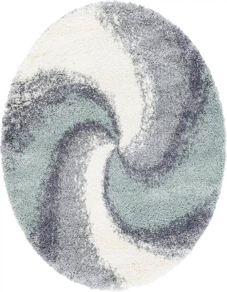 Detail image of  5' 3 x 5' 3 Soft Touch Shag Round Rug