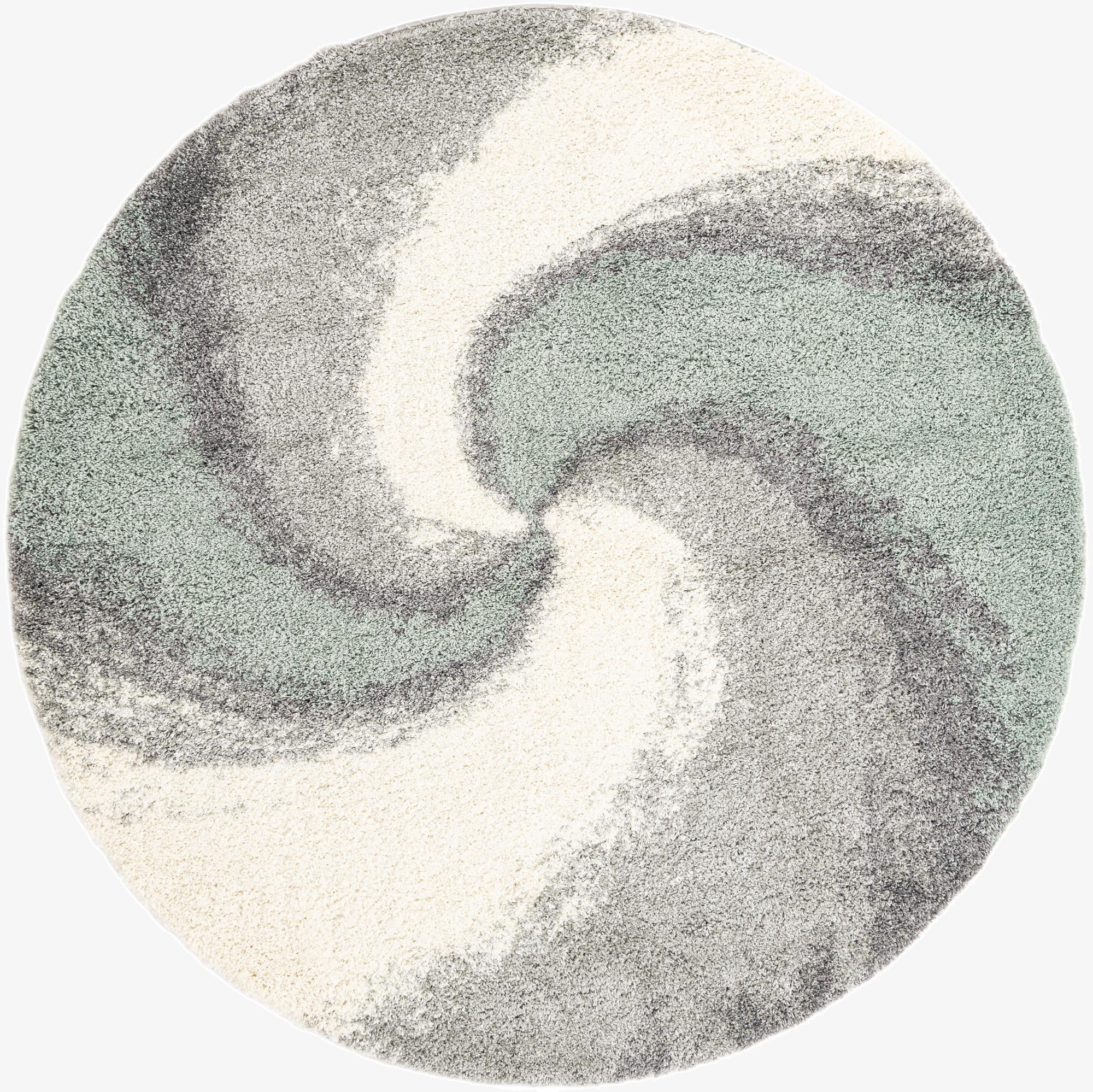  7' 10 x 7' 10 Soft Touch Shag Round Rug