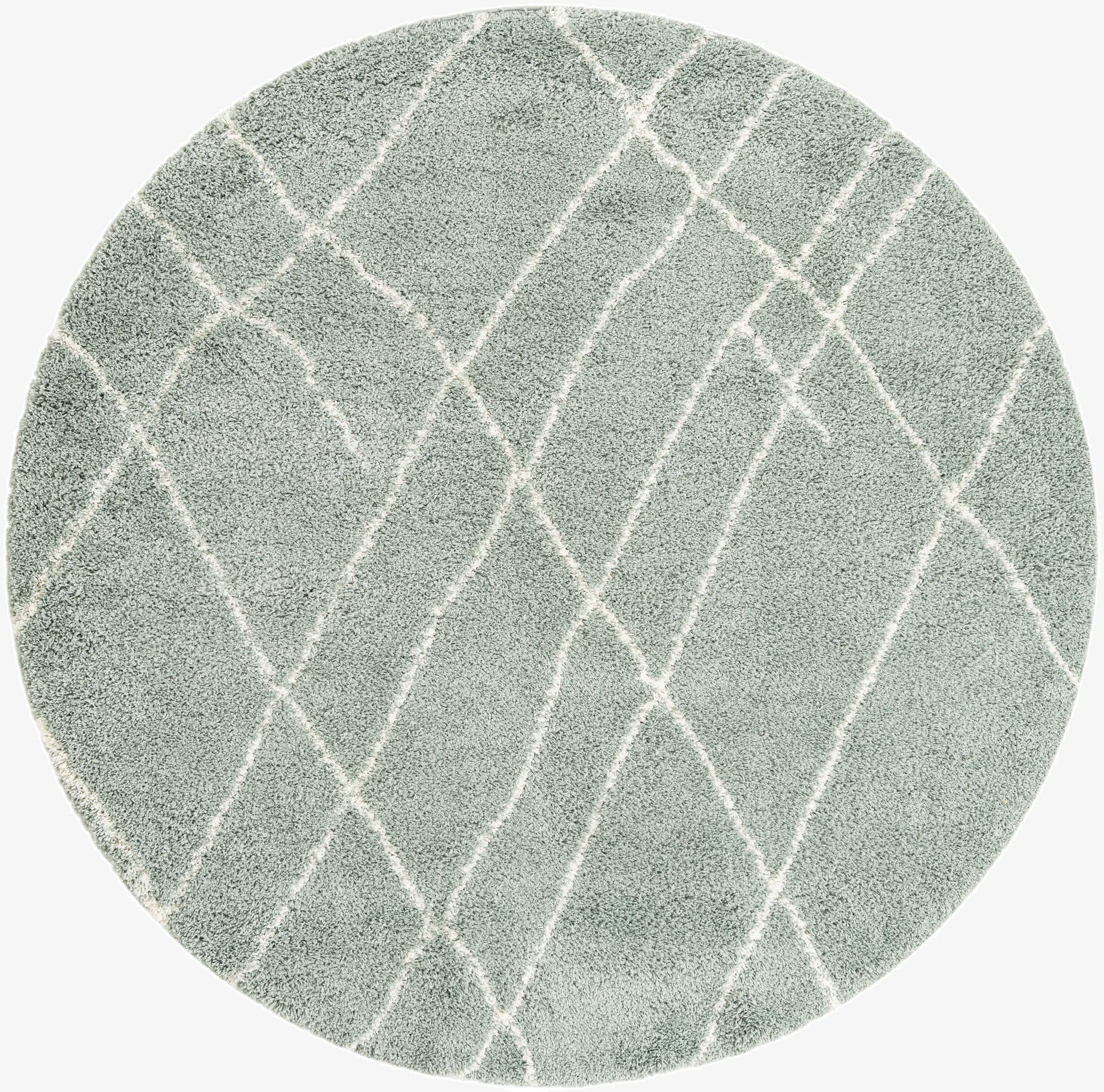  7' 10 x 7' 10 Soft Touch Shag Round Rug