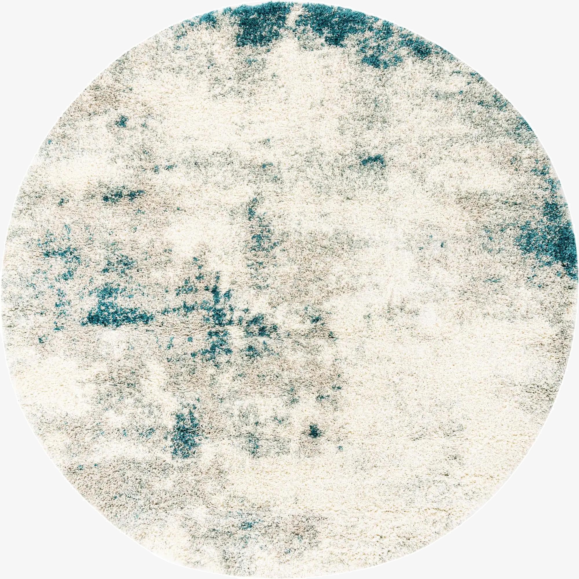  7' 10 x 7' 10 Soft Touch Shag Round Rug