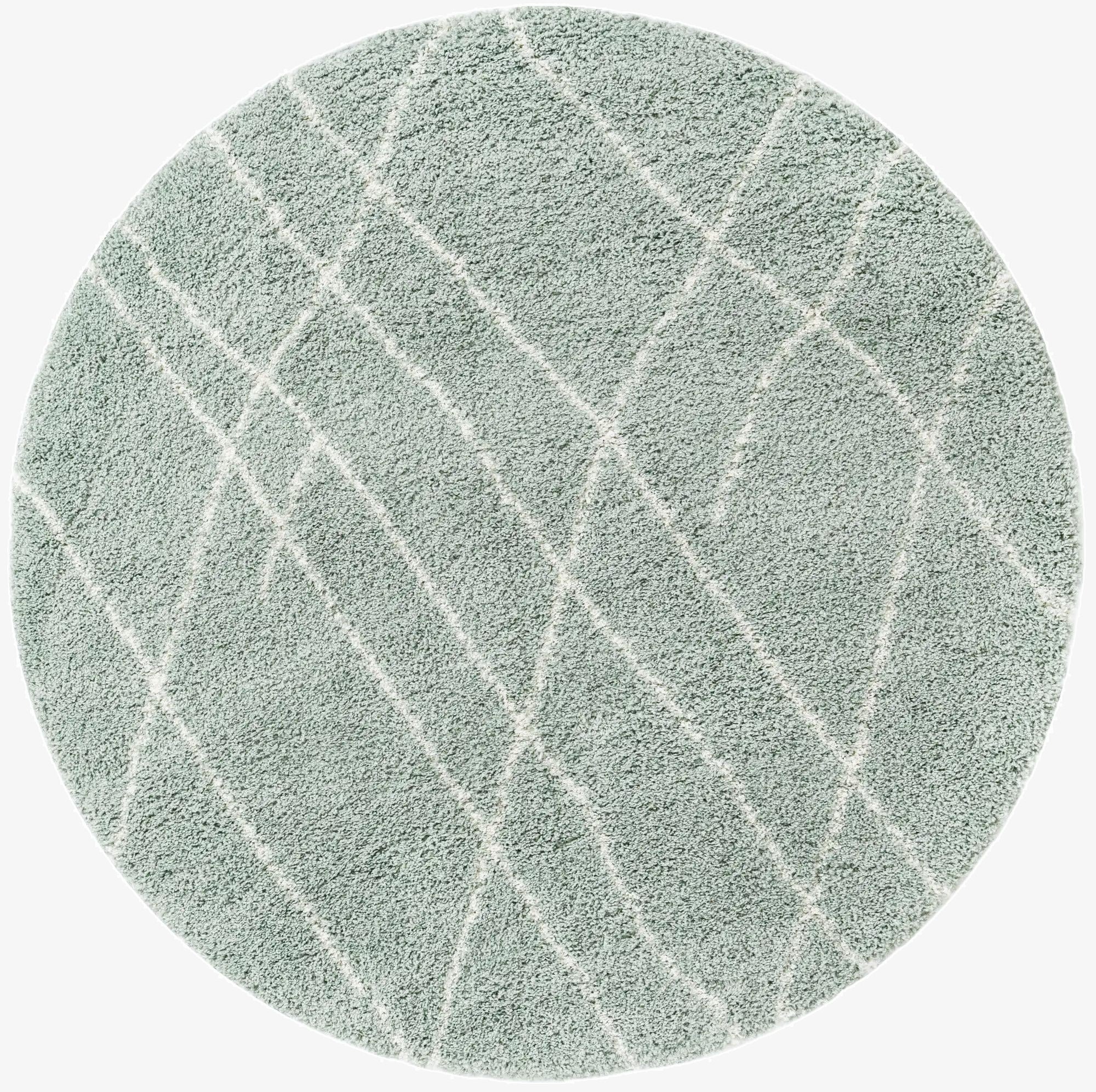  6' x 6' Soft Touch Shag Round Rug