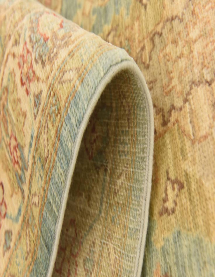 Detail image of  3' 1 x 10' 10  Hand Knotted Peshawar Ziegler Runner Rug