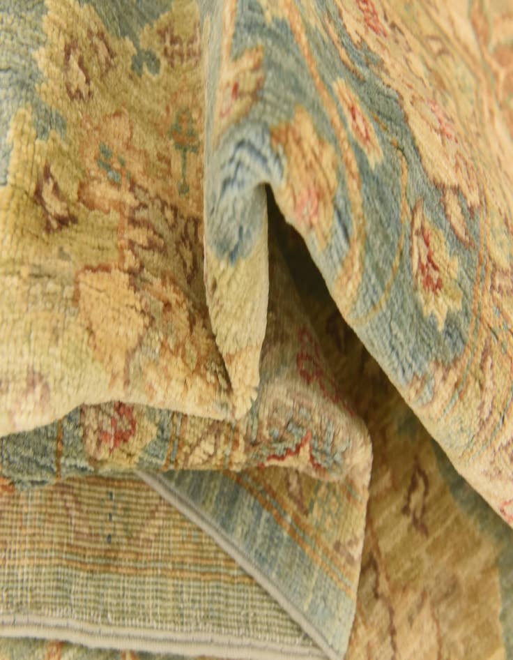 Detail image of  3' 1 x 10' 10  Hand Knotted Peshawar Ziegler Runner Rug