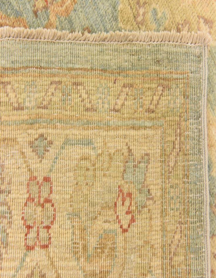 Detail image of  3' 1 x 10' 10  Hand Knotted Peshawar Ziegler Runner Rug