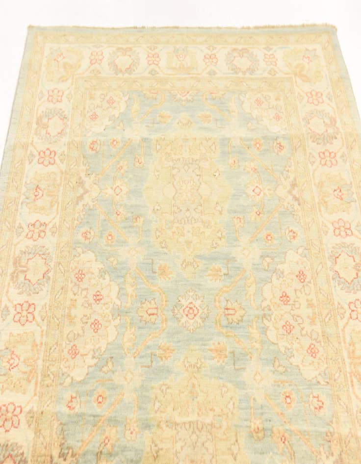 Detail image of  3' 1 x 10' 10  Hand Knotted Peshawar Ziegler Runner Rug