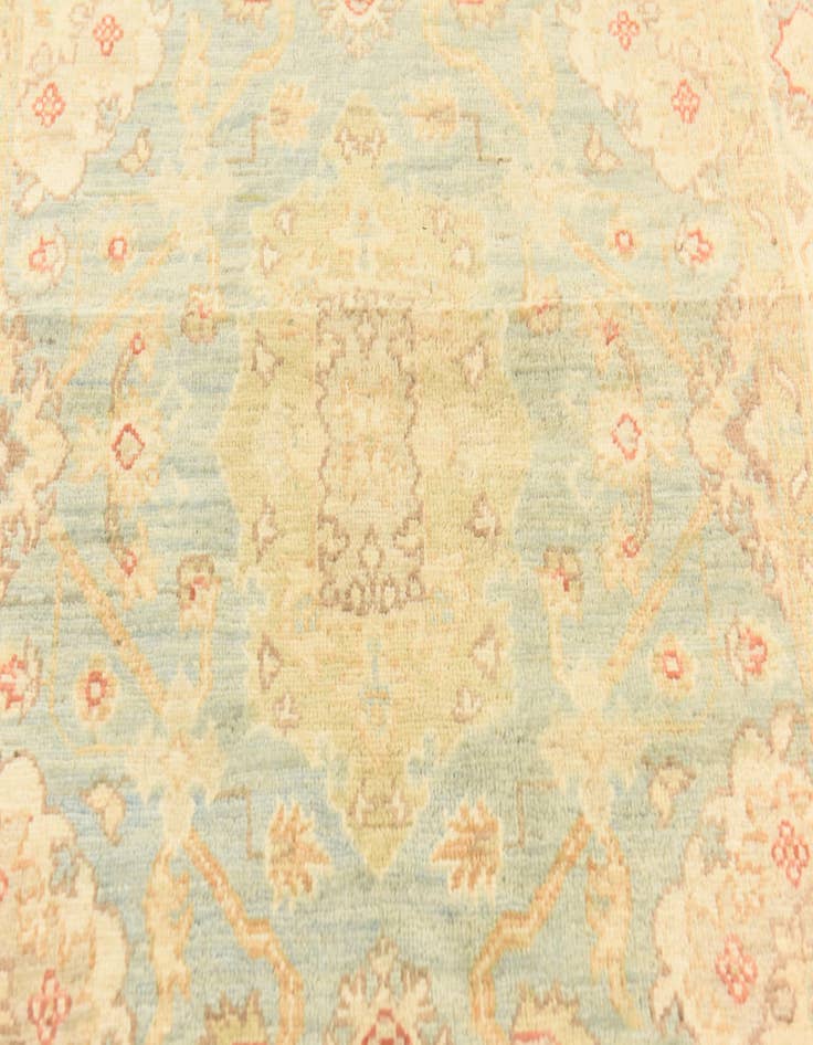 Detail image of  3' 1 x 10' 10  Hand Knotted Peshawar Ziegler Runner Rug