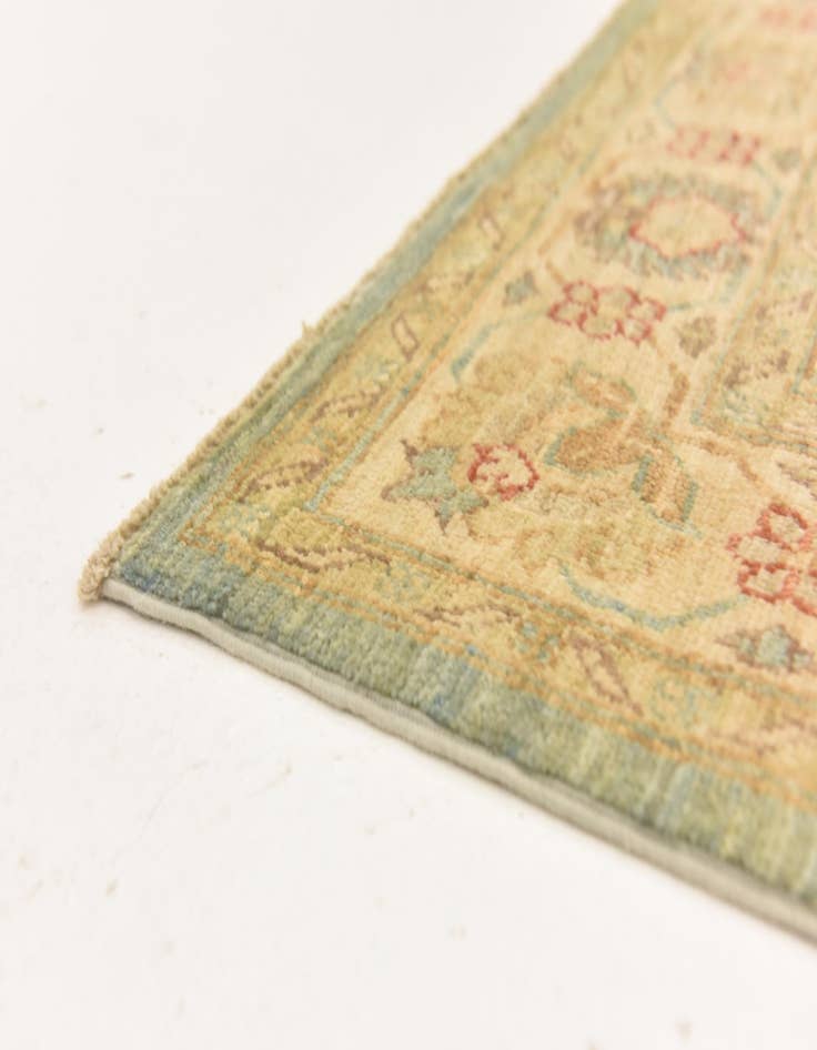 Detail image of  3' 1 x 10' 10  Hand Knotted Peshawar Ziegler Runner Rug