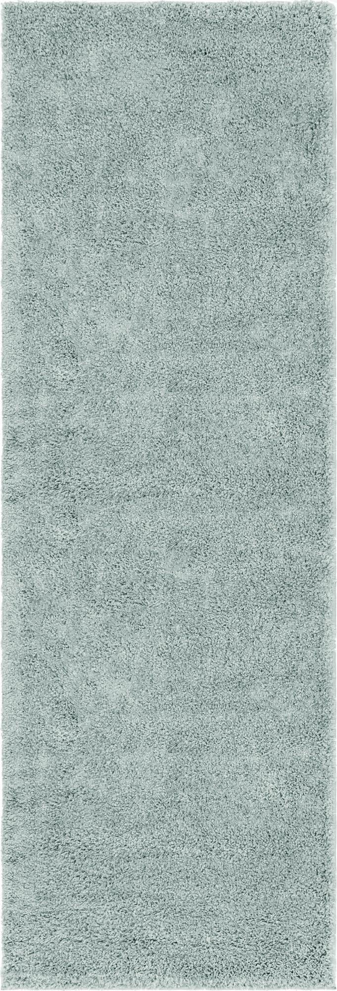  2' x 6' 9 Soft Solid Shag Runner Rug