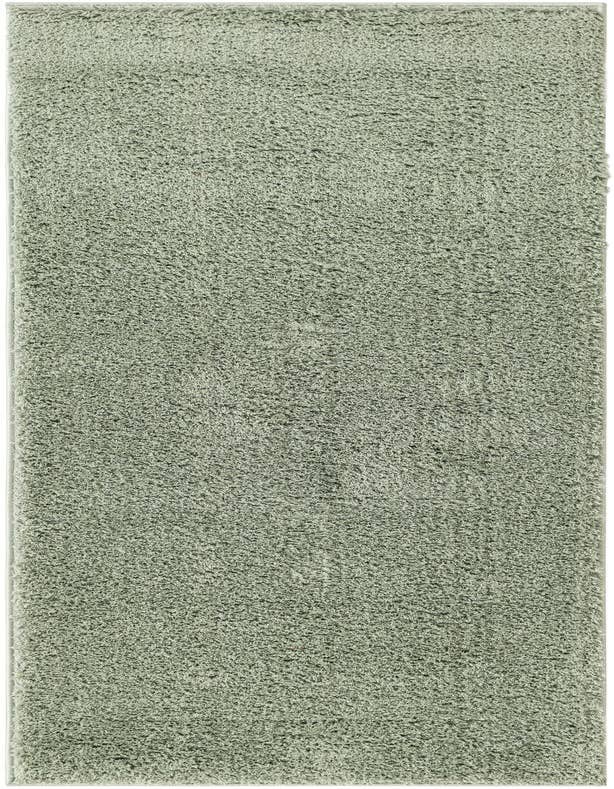 Detail image of  2' x 6' 9 Solid Shag Runner Rug
