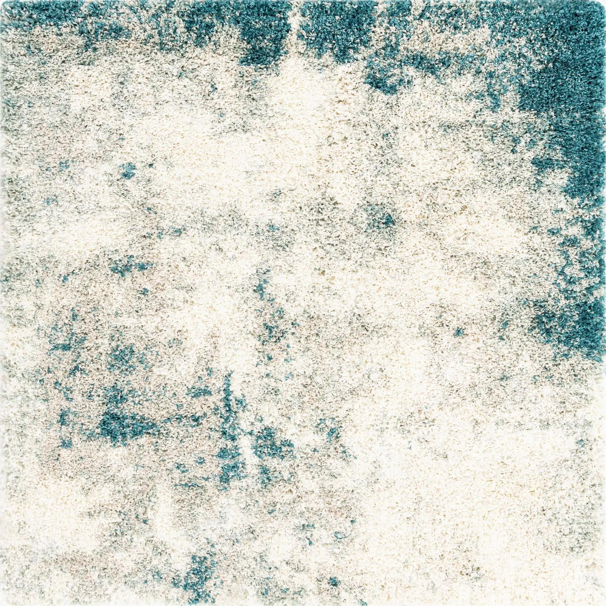  5' x 5' Soft Touch Shag Square Rug