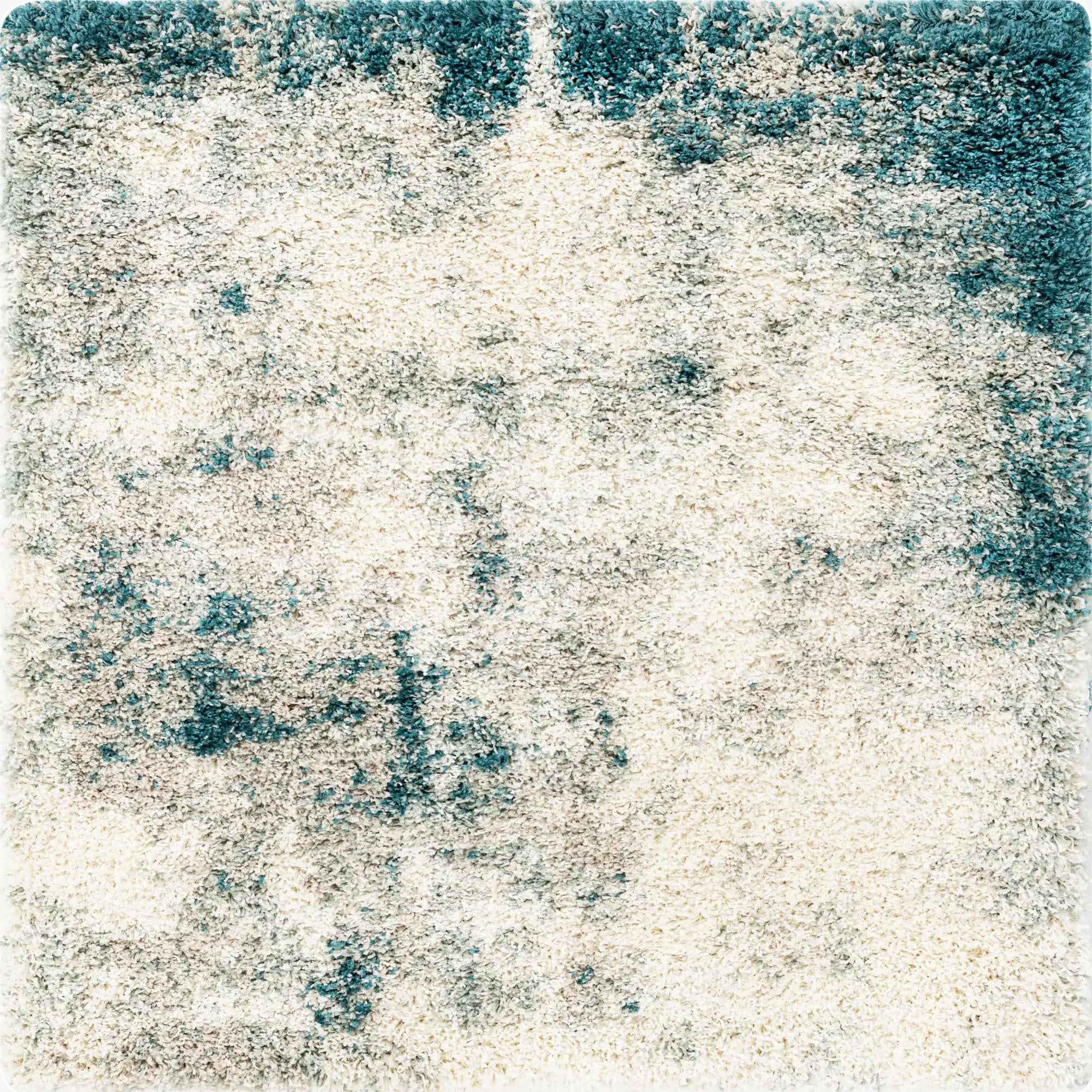  4' x 4' Soft Touch Shag Square Rug