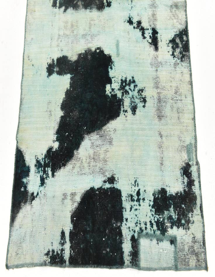 Detail image of  3' 6 x 4'  Hand Knotted Ultra Vintage Persian Wool Square Rug