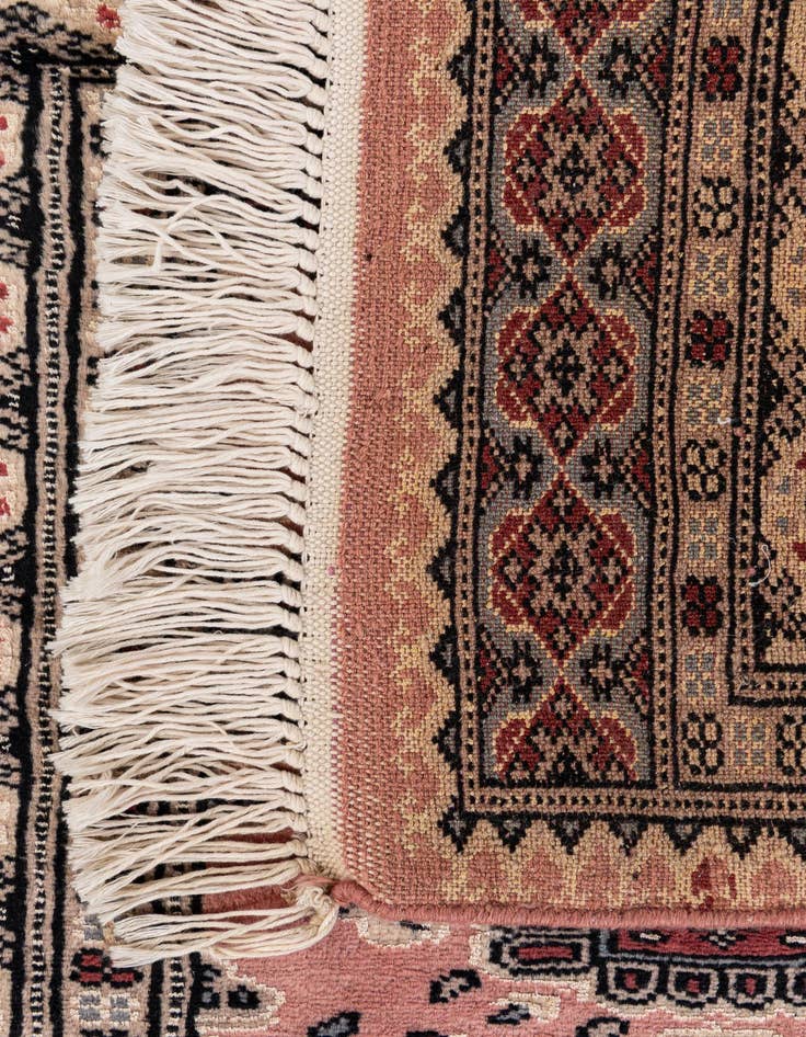 Detail image of  2' 9 x 4' 8  Hand Knotted Bokhara Rug