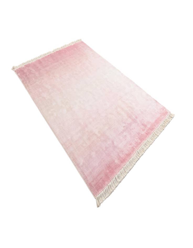 Detail image of  5' 7 x 8'  Hand Knotted Darya Wool Rug