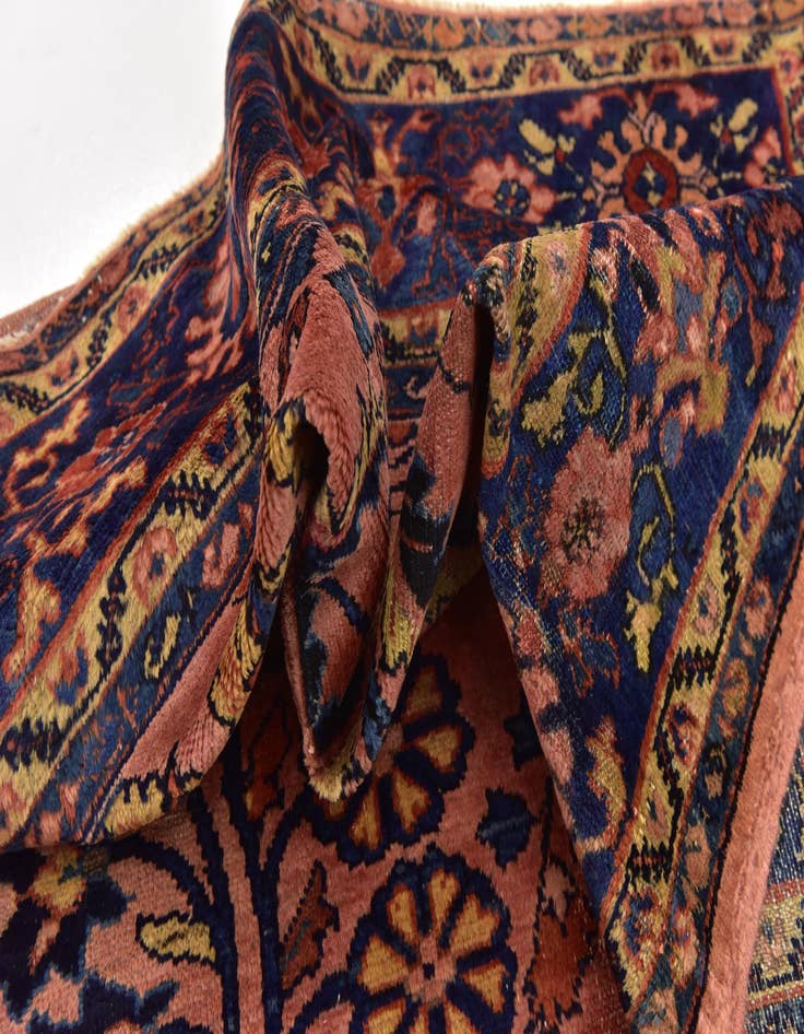 Detail image of  8' 10 x 12'  Hand Knotted Liliyan Persian Wool Rug