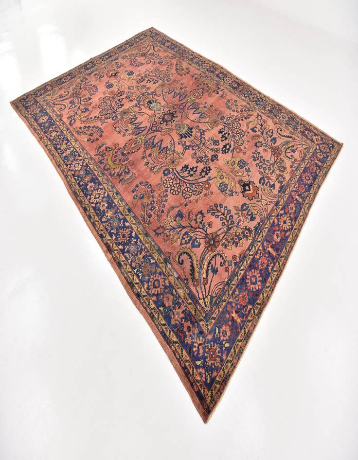 Detail image of  8' 10 x 12'  Hand Knotted Liliyan Persian Wool Rug