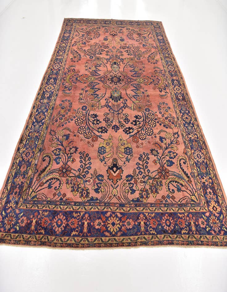 Detail image of  8' 10 x 12'  Hand Knotted Liliyan Persian Wool Rug