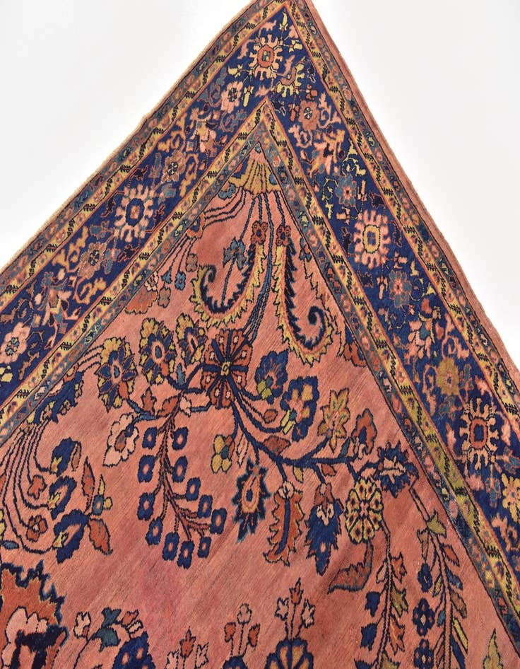 Detail image of  8' 10 x 12'  Hand Knotted Liliyan Persian Wool Rug