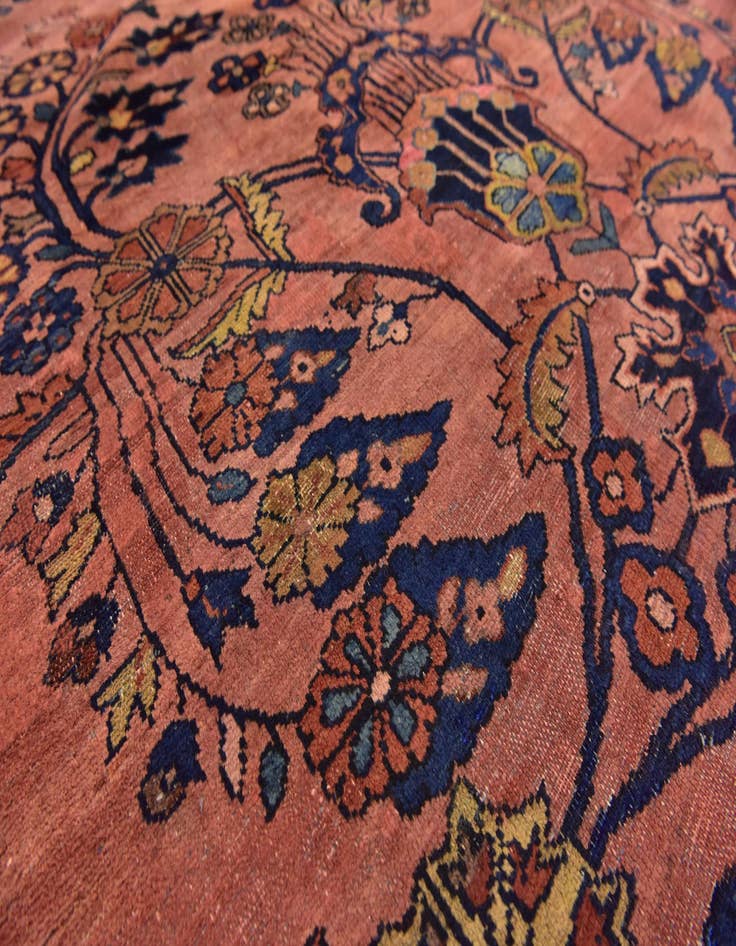 Detail image of  8' 10 x 12'  Hand Knotted Liliyan Persian Wool Rug