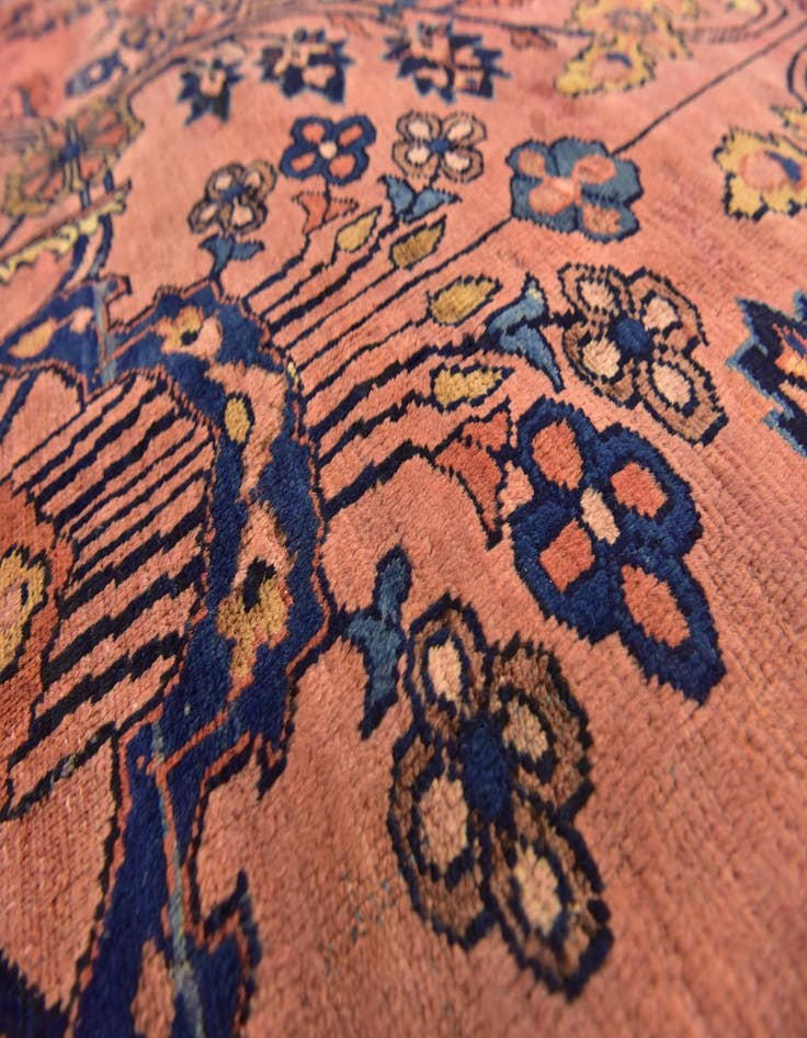 Detail image of  8' 10 x 12'  Hand Knotted Liliyan Persian Wool Rug