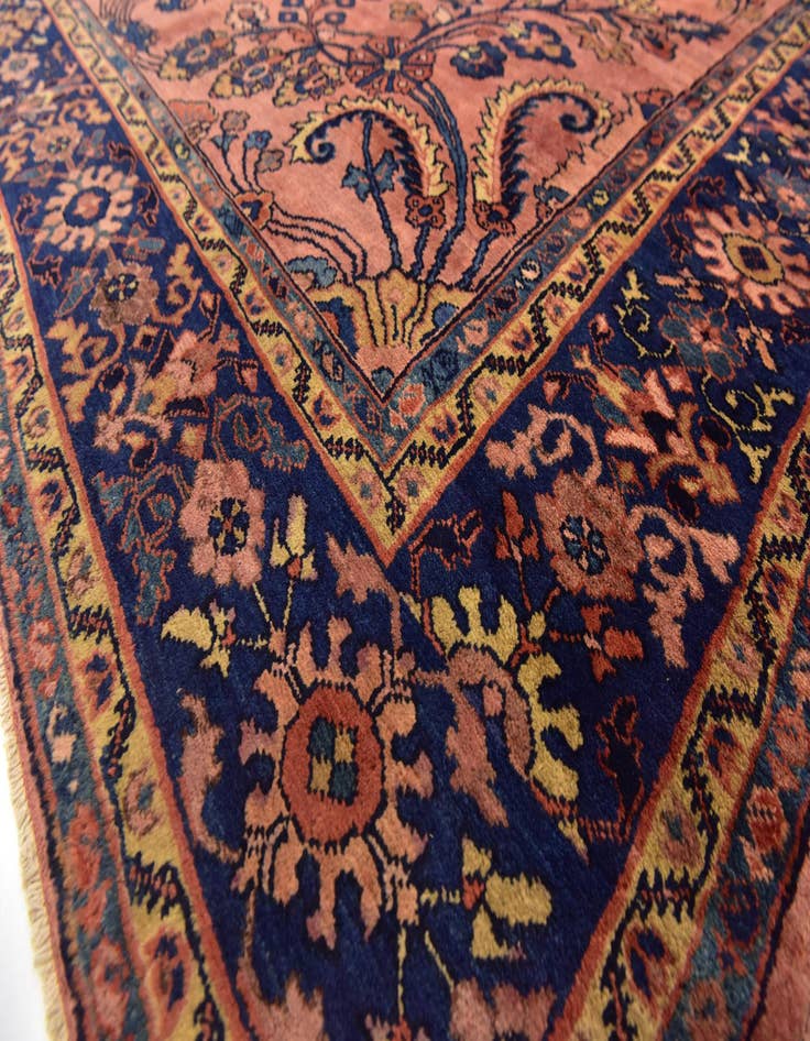 Detail image of  8' 10 x 12'  Hand Knotted Liliyan Persian Wool Rug