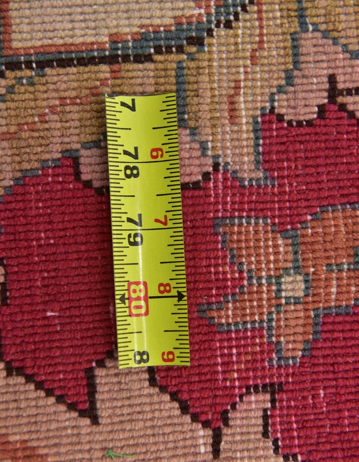 Detail image of  6' 7 x 10'  Hand Knotted Peshawar Ziegler Rug