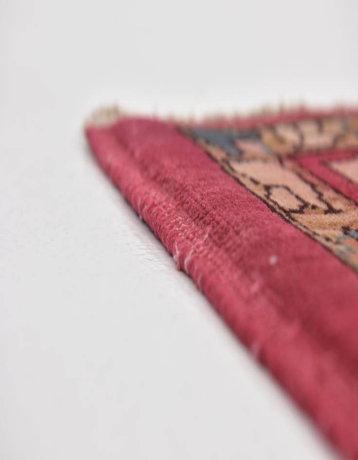 Detail image of  6' 7 x 10'  Hand Knotted Peshawar Ziegler Rug