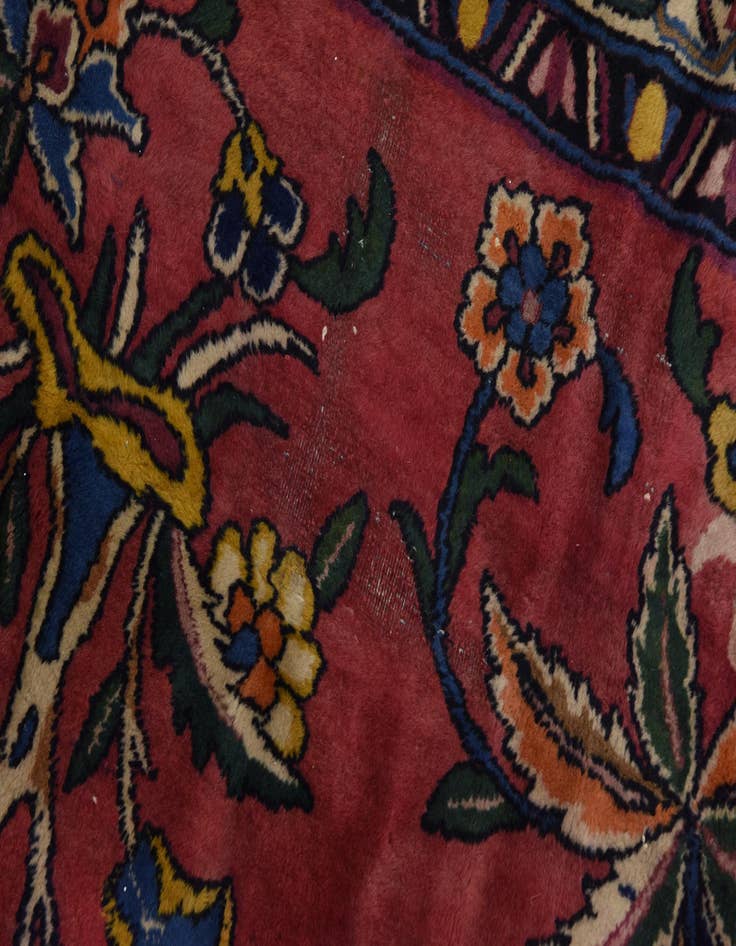 Detail image of  16' 7 x 26' 7  Hand Knotted Sarough Persian Wool Rug