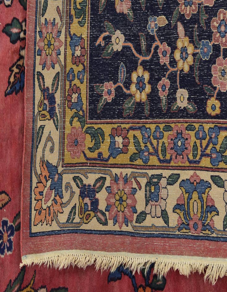 Detail image of  16' 7 x 26' 7  Hand Knotted Sarough Persian Wool Rug