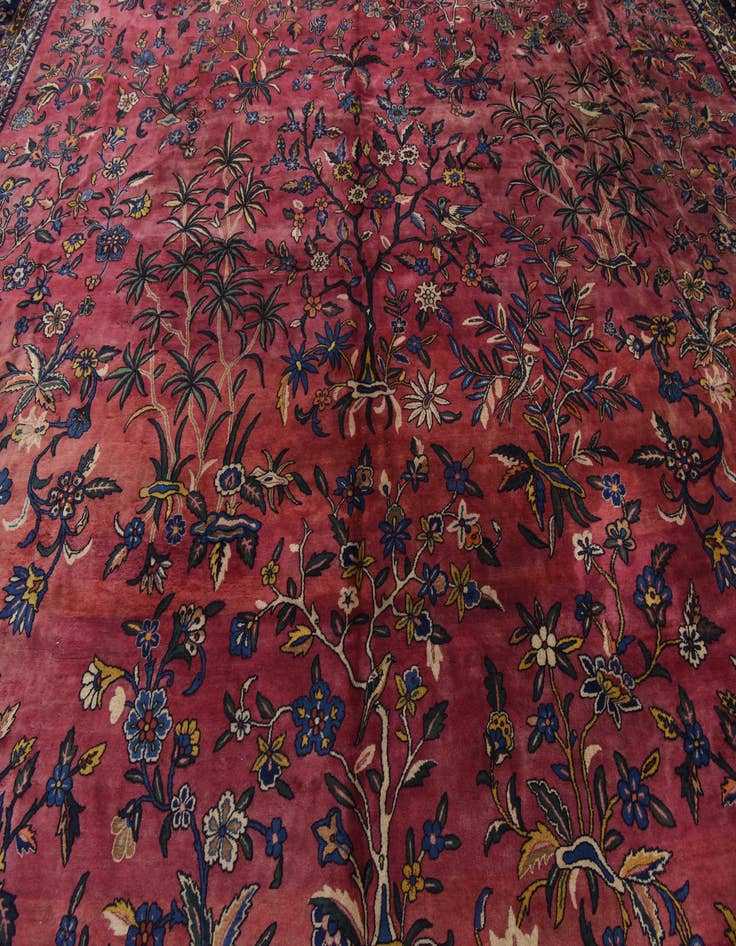 Detail image of  16' 7 x 26' 7  Hand Knotted Sarough Persian Wool Rug