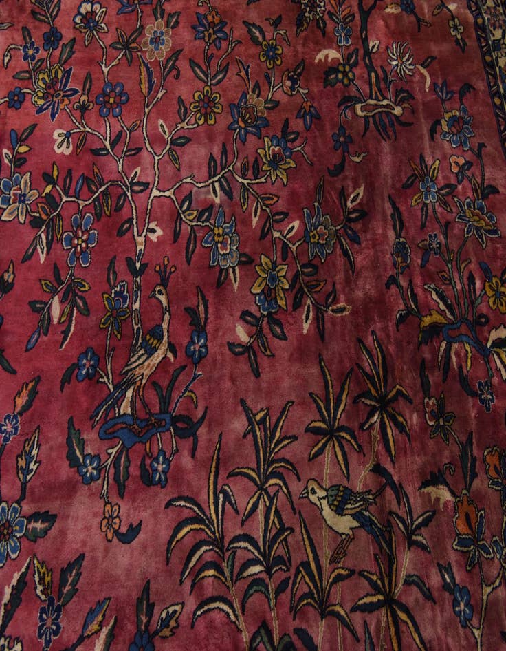 Detail image of  16' 7 x 26' 7  Hand Knotted Sarough Persian Wool Rug