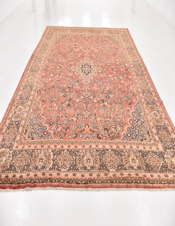 Detail image of  10' 6 x 13' 9  Hand Knotted Sarough Persian Wool Rug